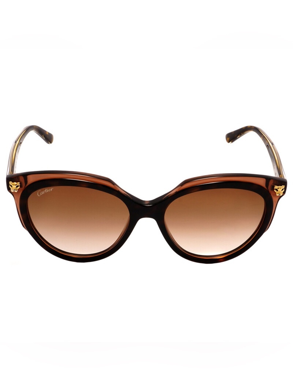 🔥100% Authentic CARTIER
Brown Gradient Cat Eye Ladies Sunglasses🔥